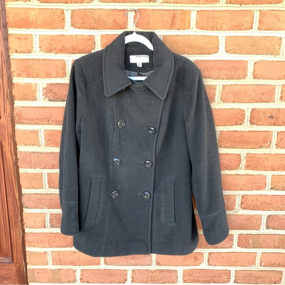 Double breasted wool blend coat by Anne Klein   size XL - Picture 4 of 11